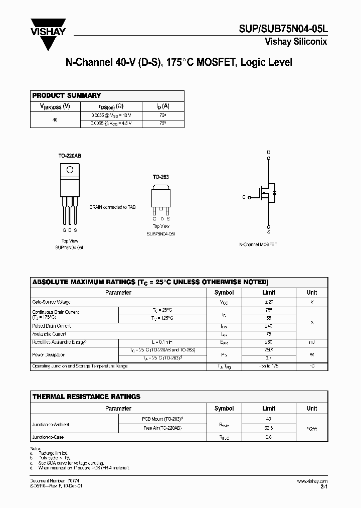 SUP75N04-05L_1405061.PDF Datasheet