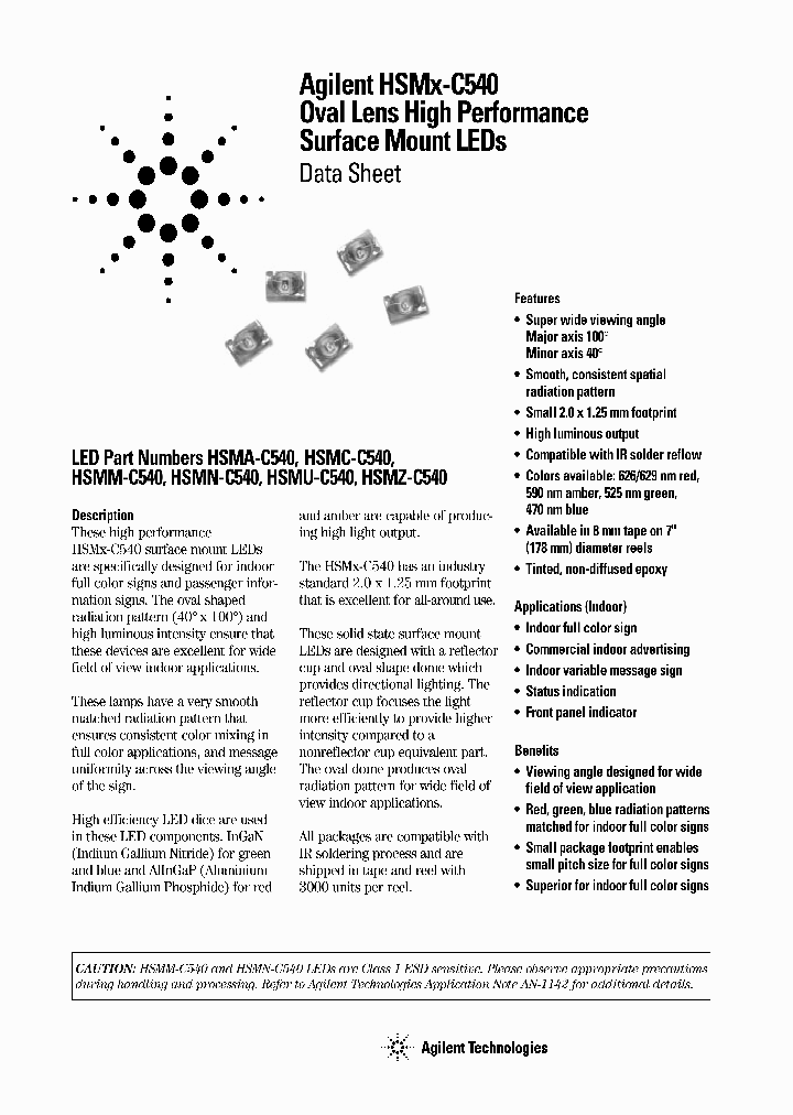 HSMA-C540_1220336.PDF Datasheet