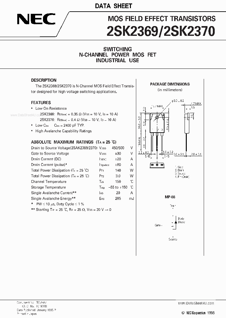 K2370_1230484.PDF Datasheet