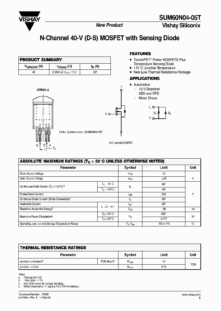 SUM60N04-05T_1405060.PDF Datasheet