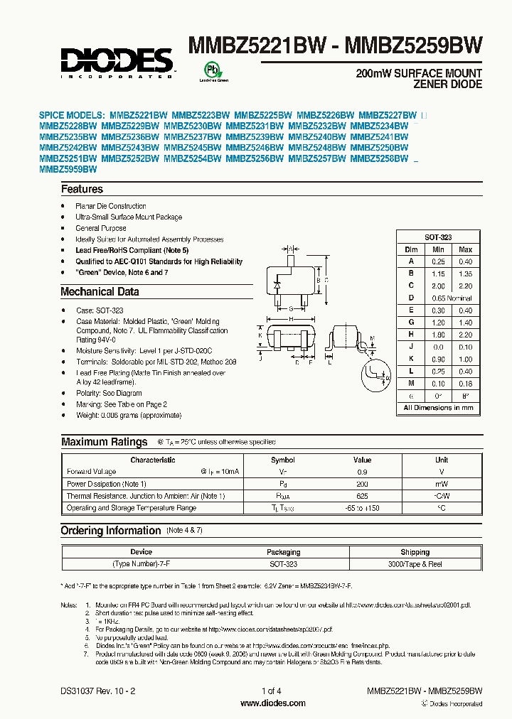 MMBZ5223BW-7-F_1387331.PDF Datasheet