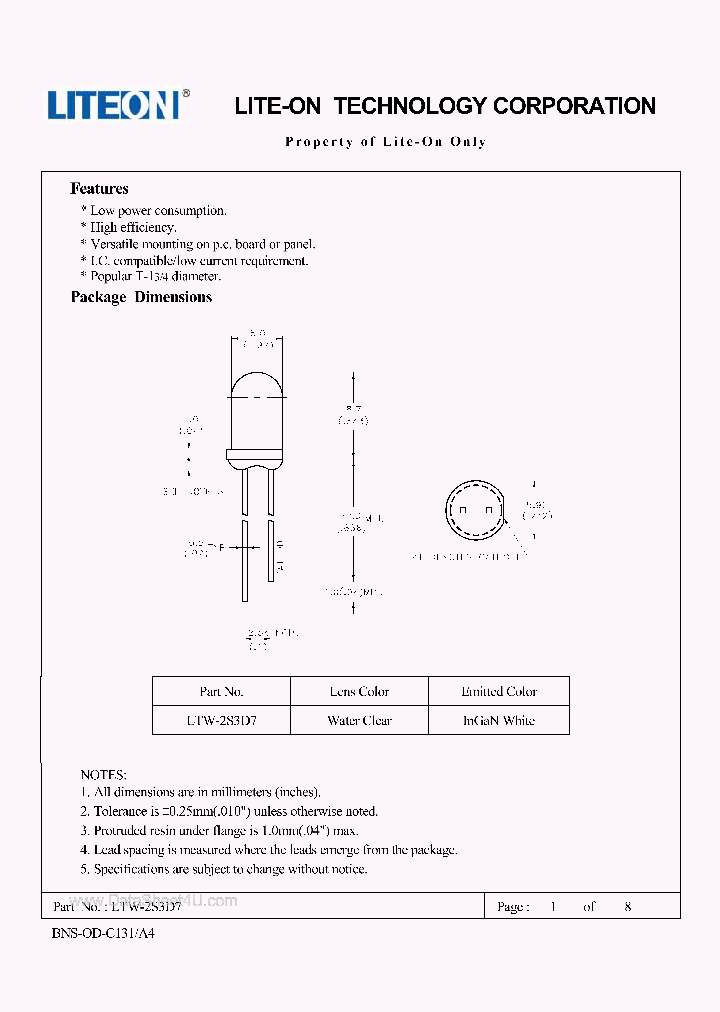 LTW-2S3D7_1234351.PDF Datasheet