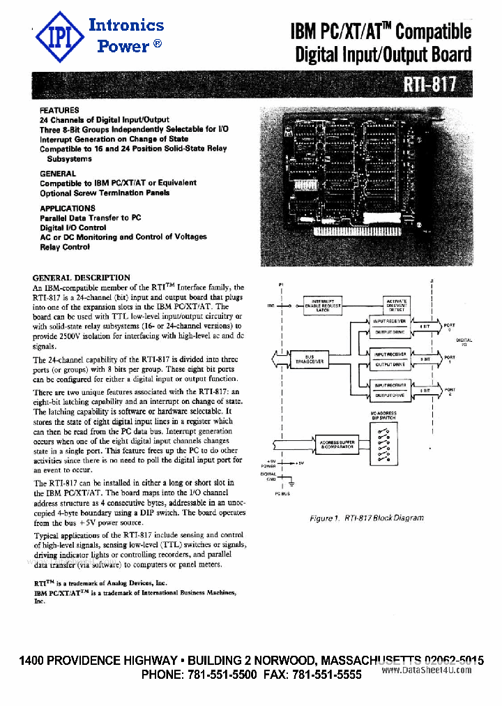 RTI-817_1218150.PDF Datasheet