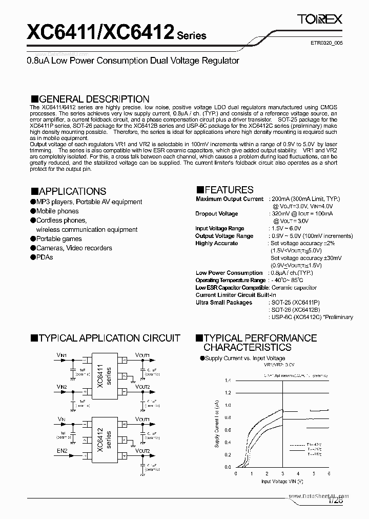 XC6412_1228208.PDF Datasheet
