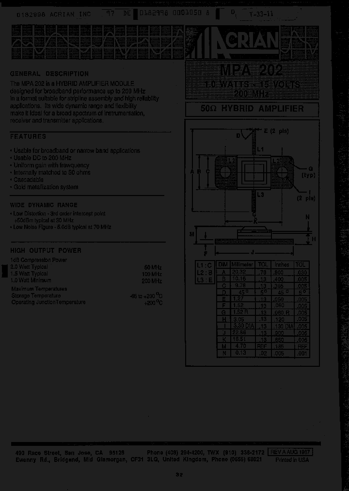 MPA202_1104976.PDF Datasheet