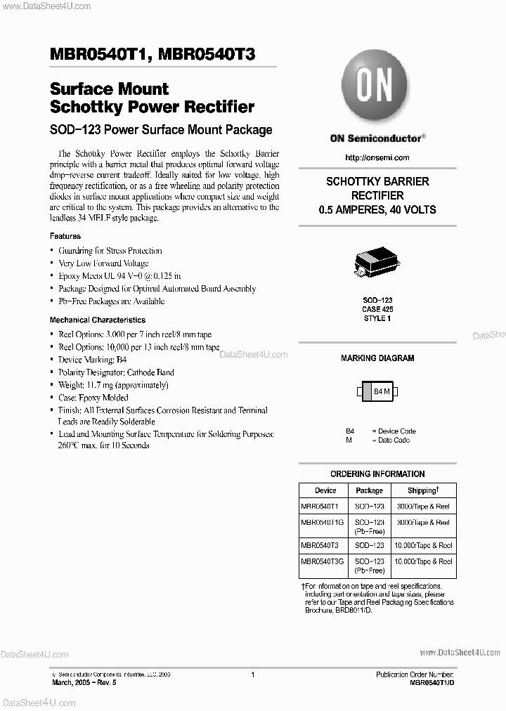 MBR0540T1_1236494.PDF Datasheet