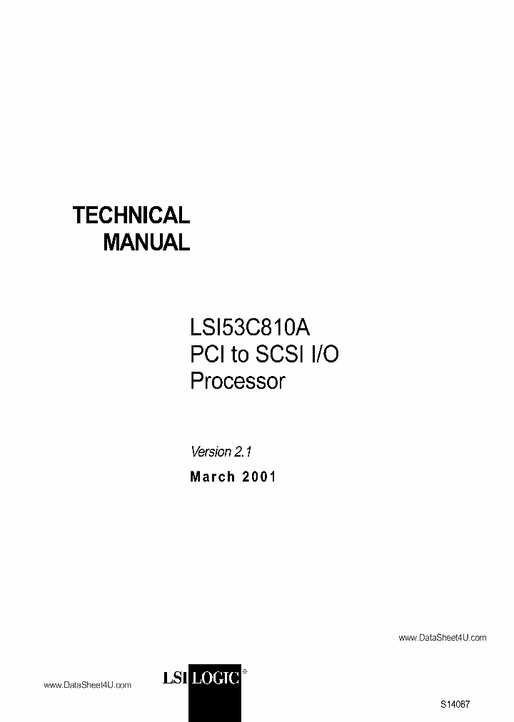 LSI53C810A_1233706.PDF Datasheet