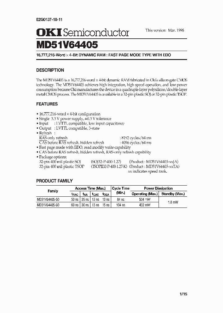 MD51V64405_1236886.PDF Datasheet