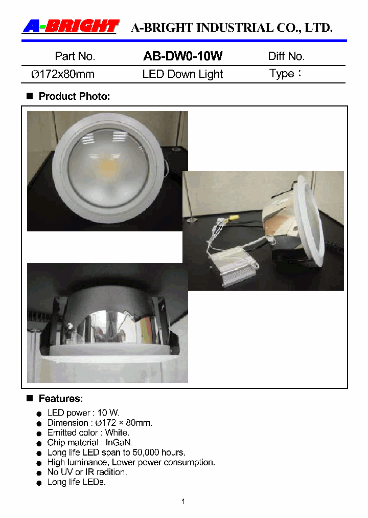 AB-DW0-10W_1388952.PDF Datasheet