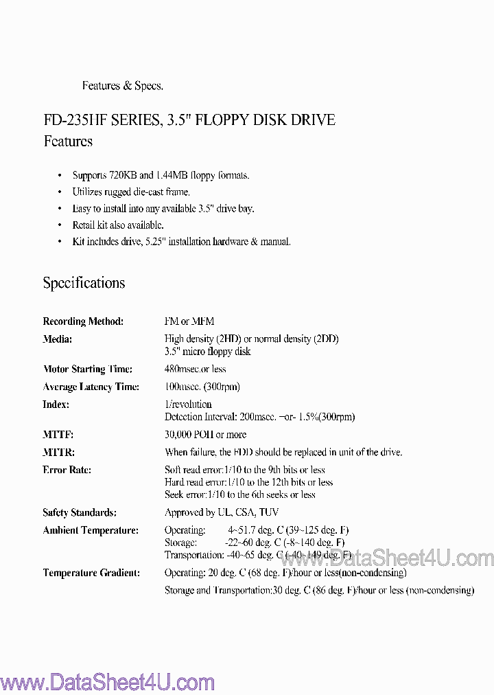 FD-235HF_1237002.PDF Datasheet