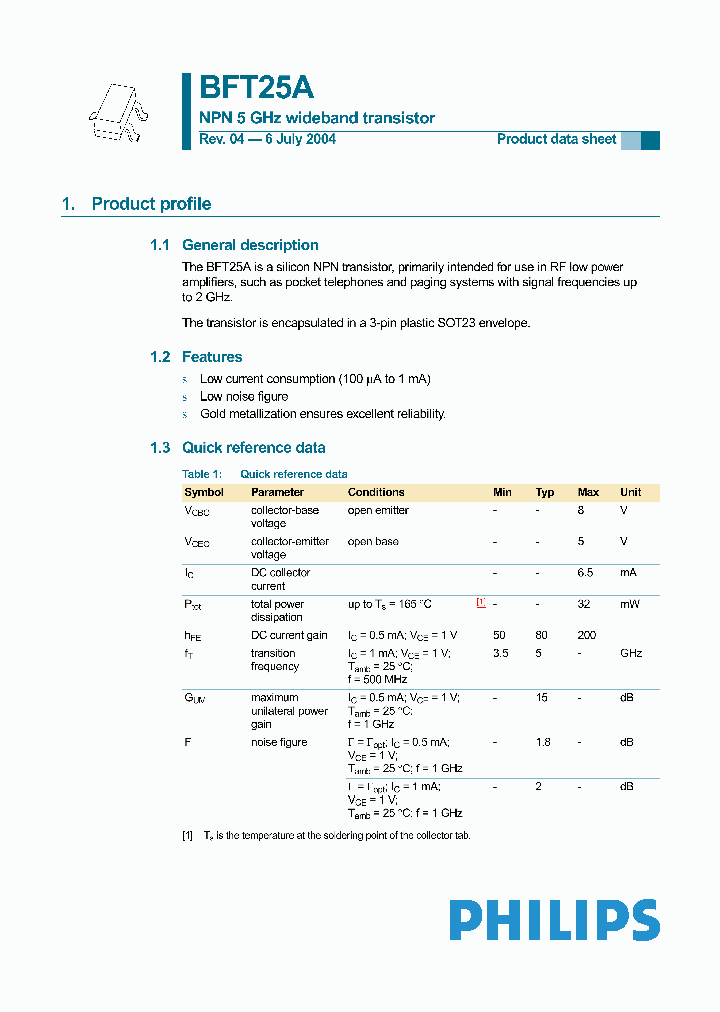 BFT25A04_1390917.PDF Datasheet