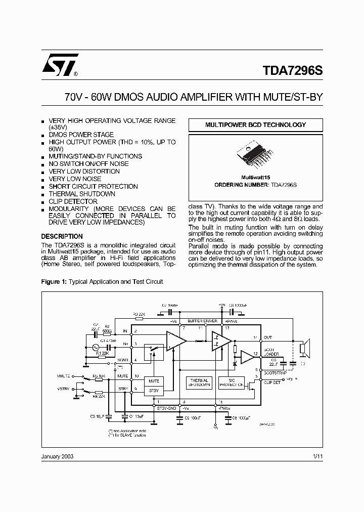 TDA7296S_1413867.PDF Datasheet