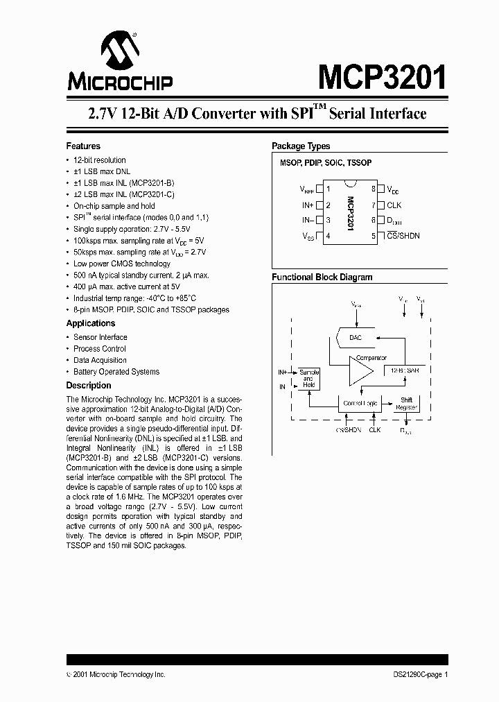 MCP3201-CISN_1417410.PDF Datasheet
