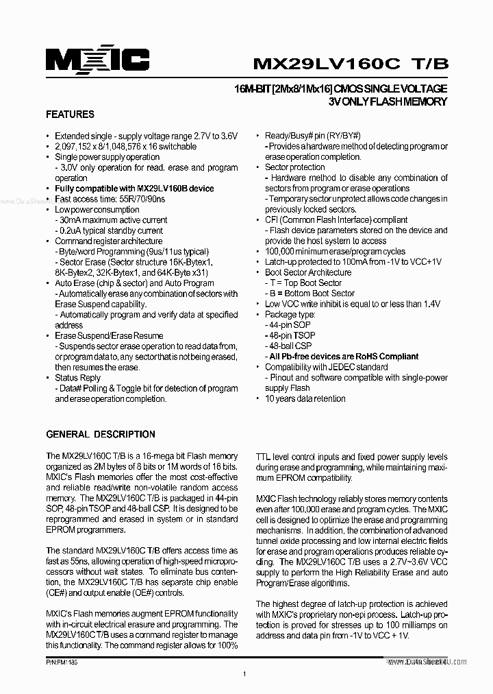 29LV160C_1242358.PDF Datasheet