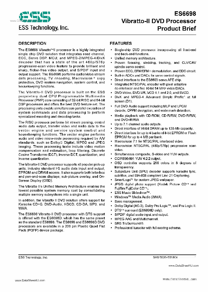 ESS6698_1241316.PDF Datasheet