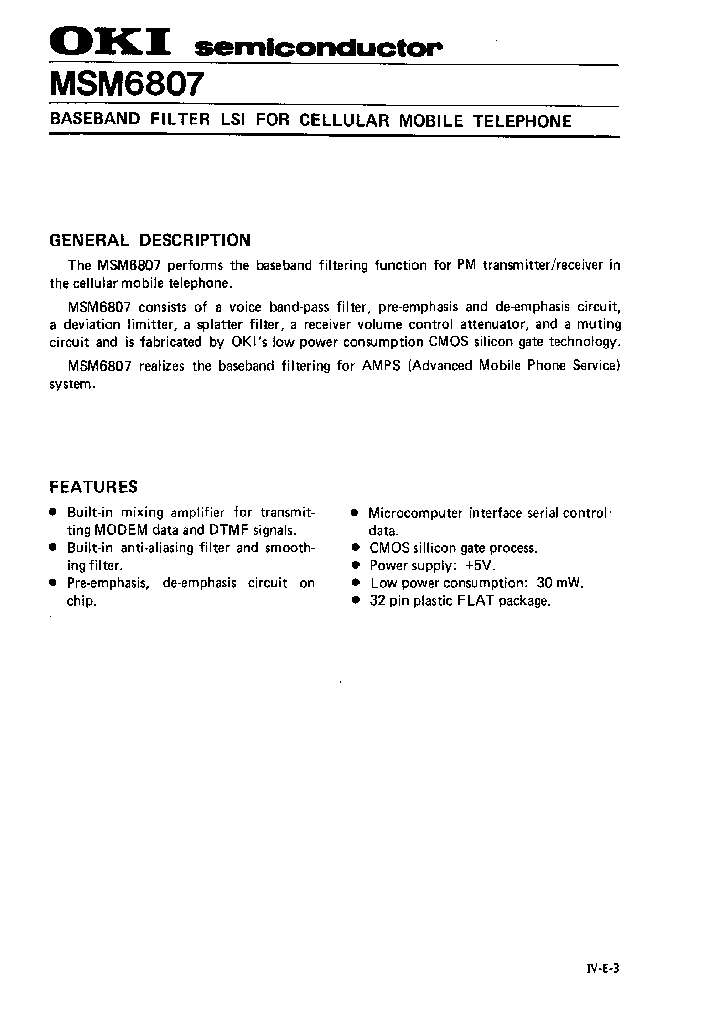MSM6807_1240371.PDF Datasheet