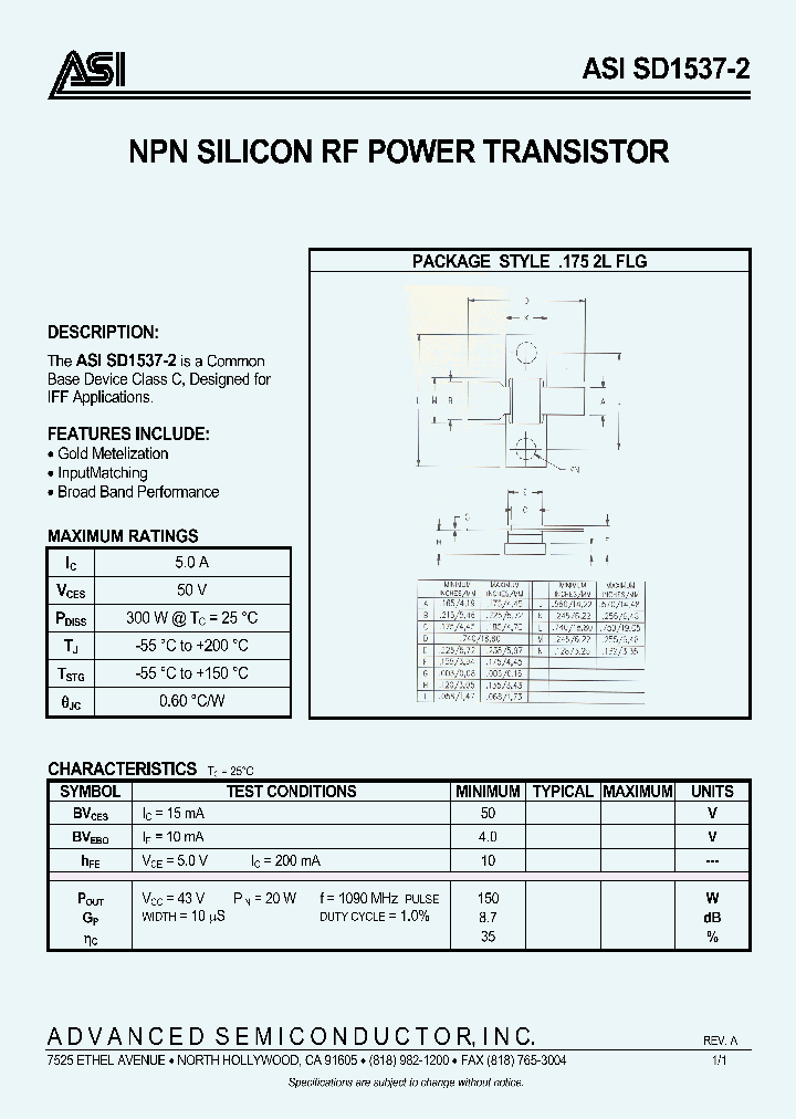 SD1537-2_1395517.PDF Datasheet