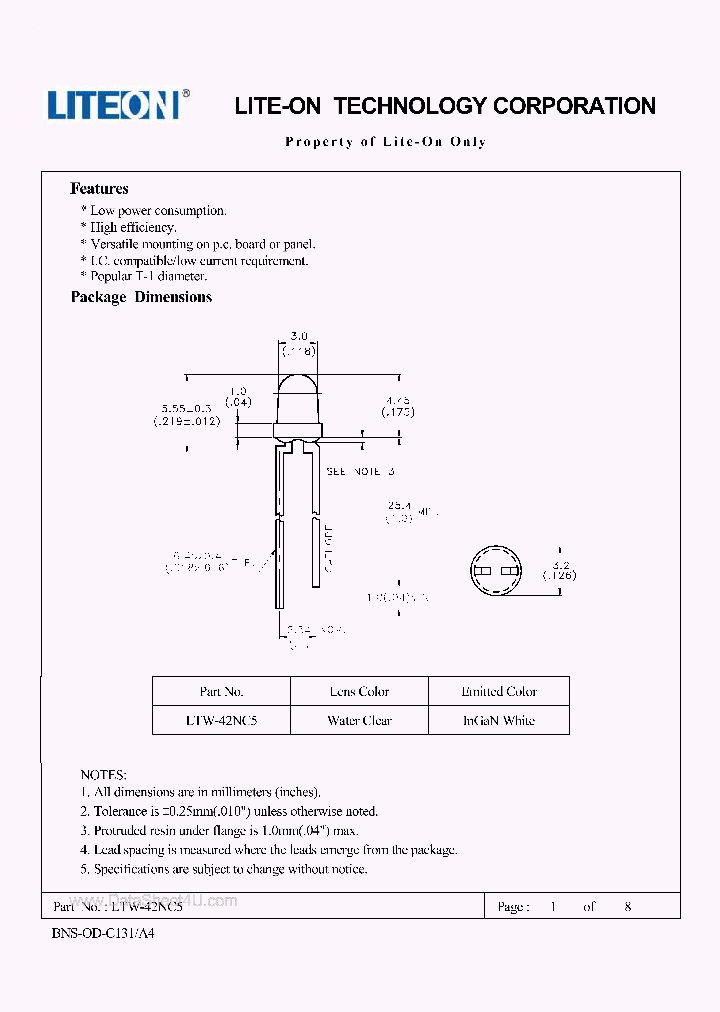 LTW-42NC5_1234352.PDF Datasheet