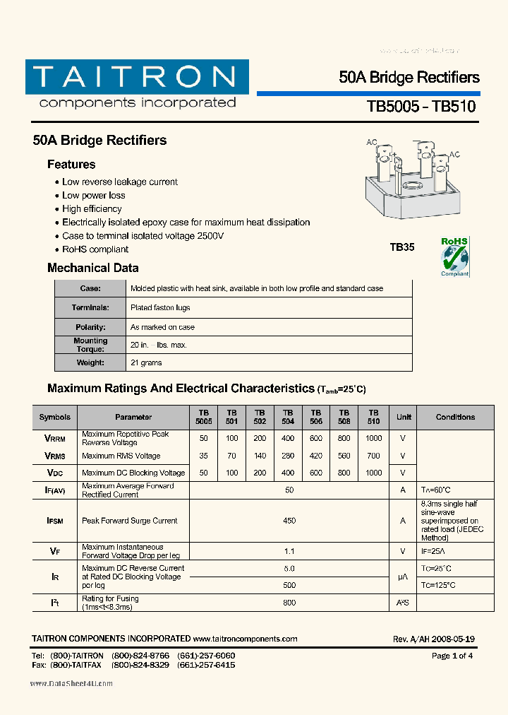 TB5005_1254999.PDF Datasheet