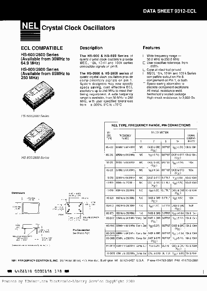 HS2670_816682.PDF Datasheet