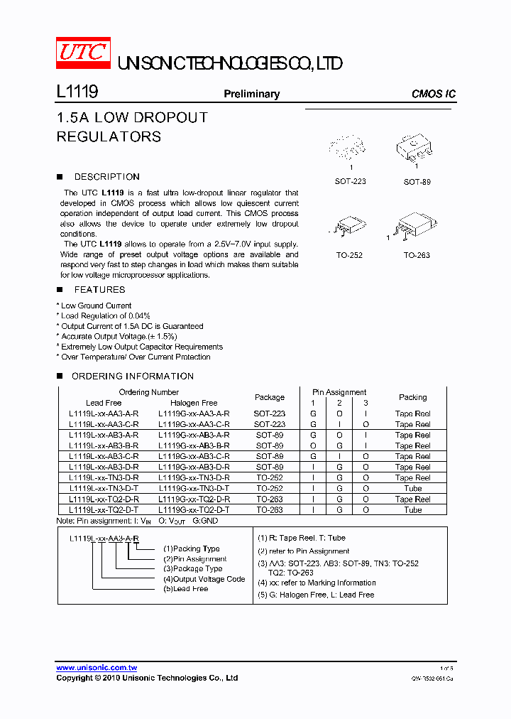 L1119G-XX-TN3-D-R_1398575.PDF Datasheet