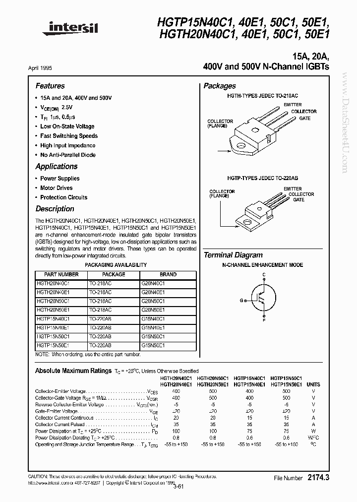 15N50C1_1293135.PDF Datasheet
