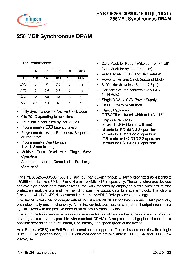 HYB39S256160DCL-6_1399463.PDF Datasheet