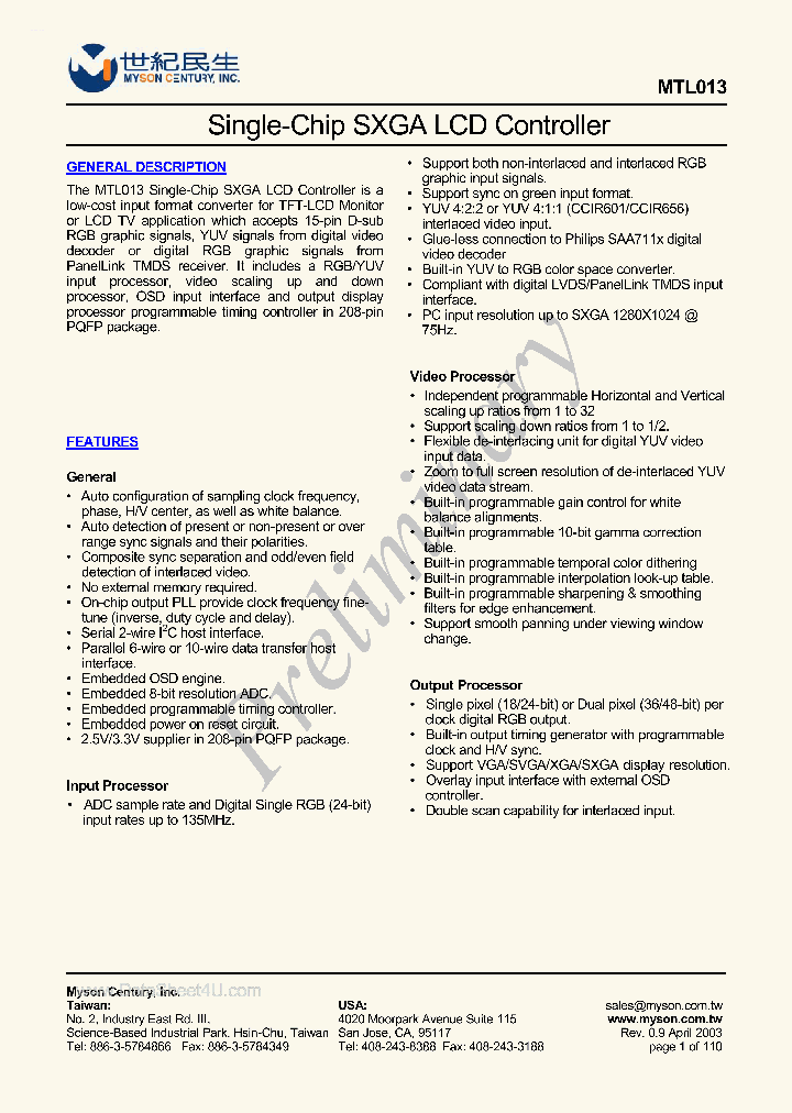 MTL013_1240359.PDF Datasheet