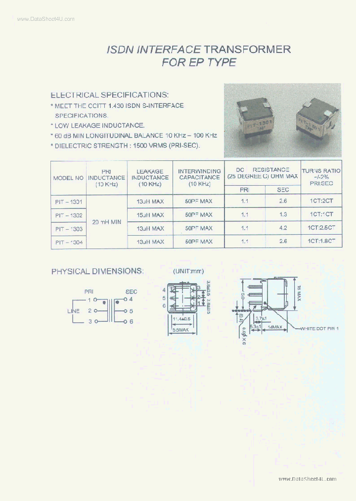 PIT-XXXX_1297753.PDF Datasheet