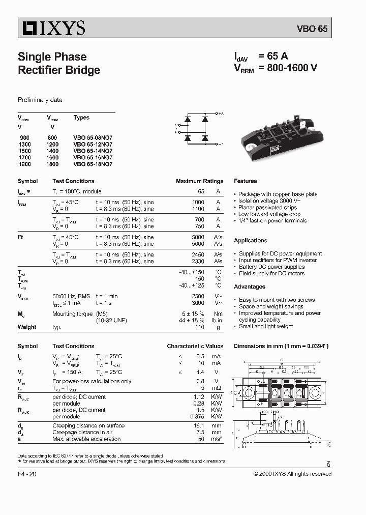 VBO65-12NO7_1431588.PDF Datasheet
