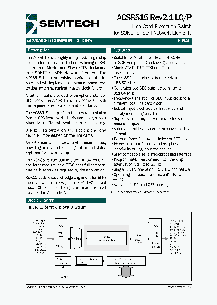ACS8515REV21LCP_821292.PDF Datasheet