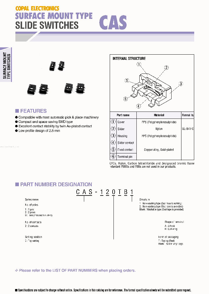 CAS-XXX_1325524.PDF Datasheet