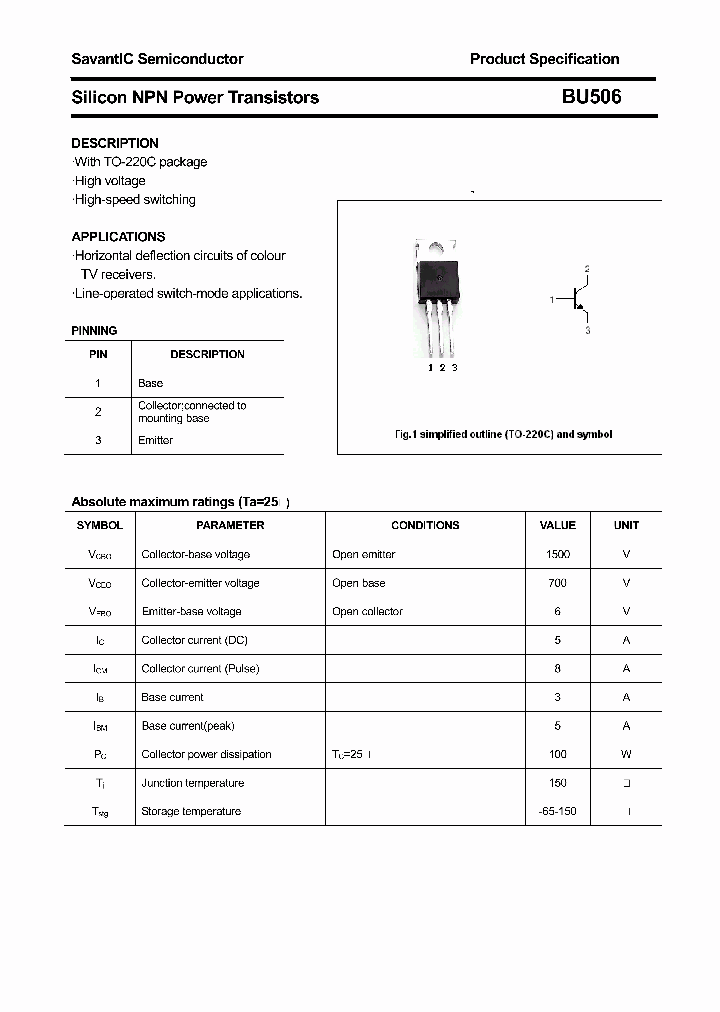 BU506_1423460.PDF Datasheet