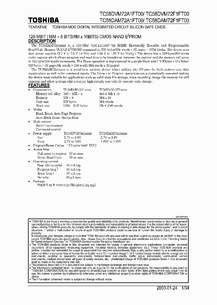 TC58DAM72A1FT00_1347664.PDF Datasheet