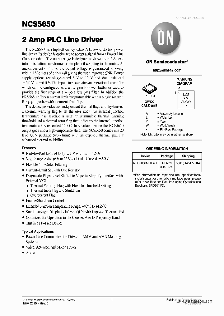 NCS5650_1293304.PDF Datasheet