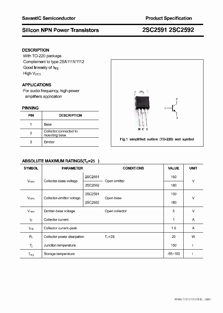 2SC2591_1364411.PDF Datasheet
