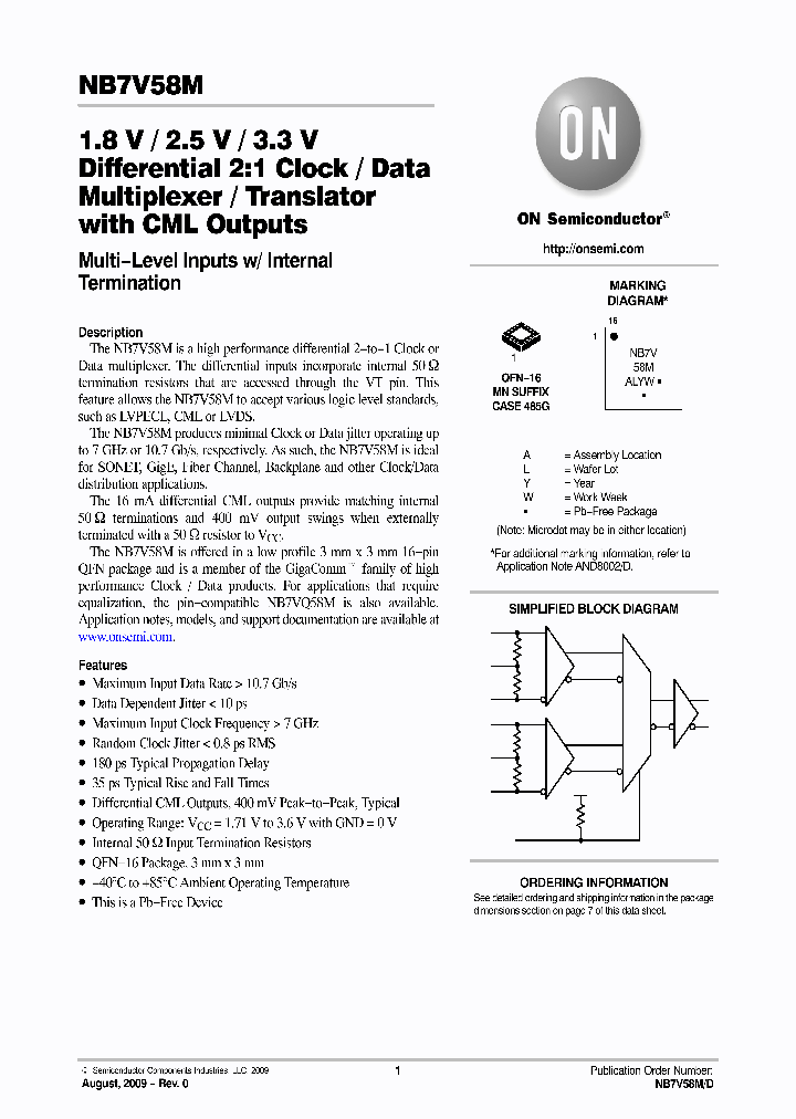 NB7V58MMNHTBG_1428060.PDF Datasheet