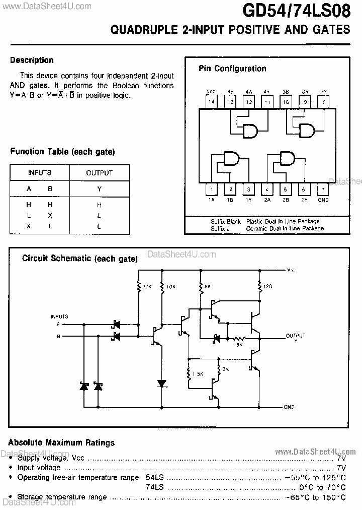 GD74LS08_1364722.PDF Datasheet