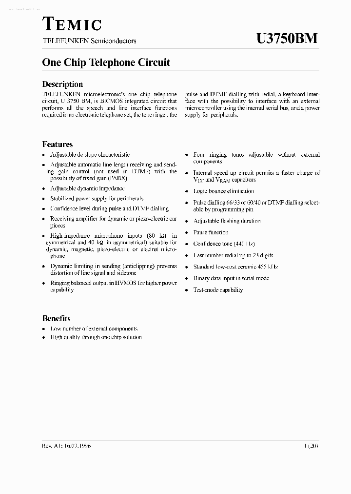 U3750BM_1371084.PDF Datasheet