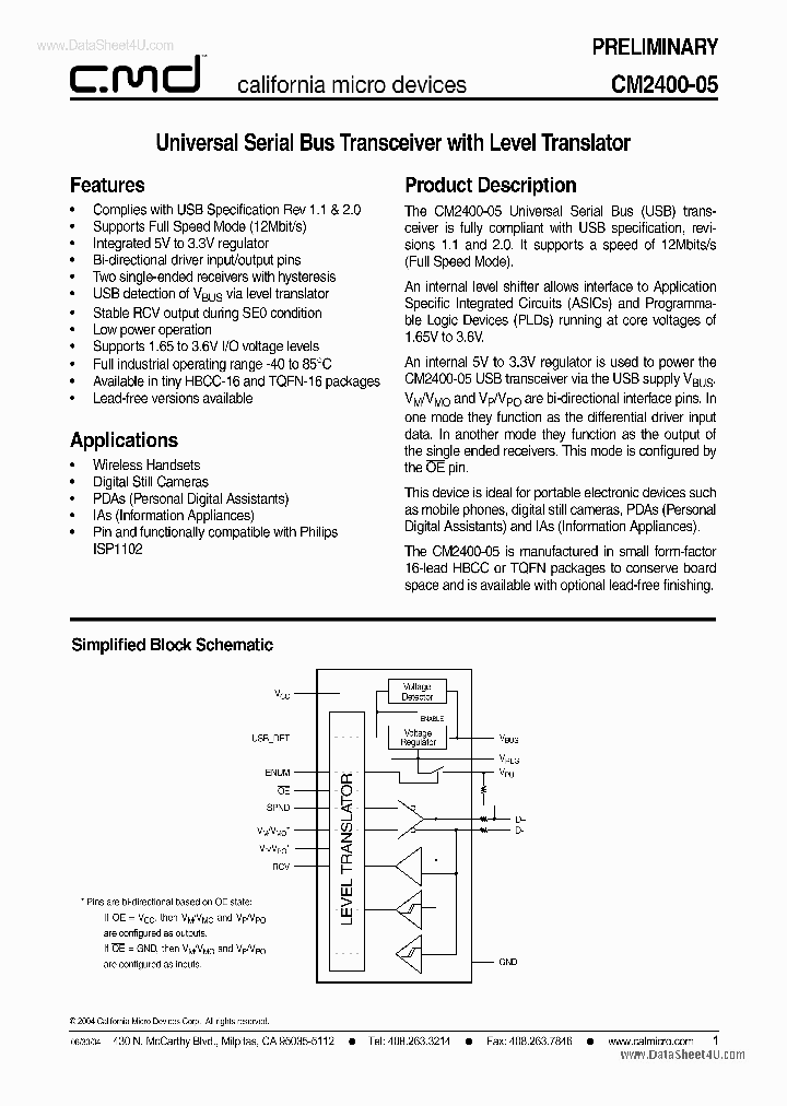 CM2400-05_1355428.PDF Datasheet