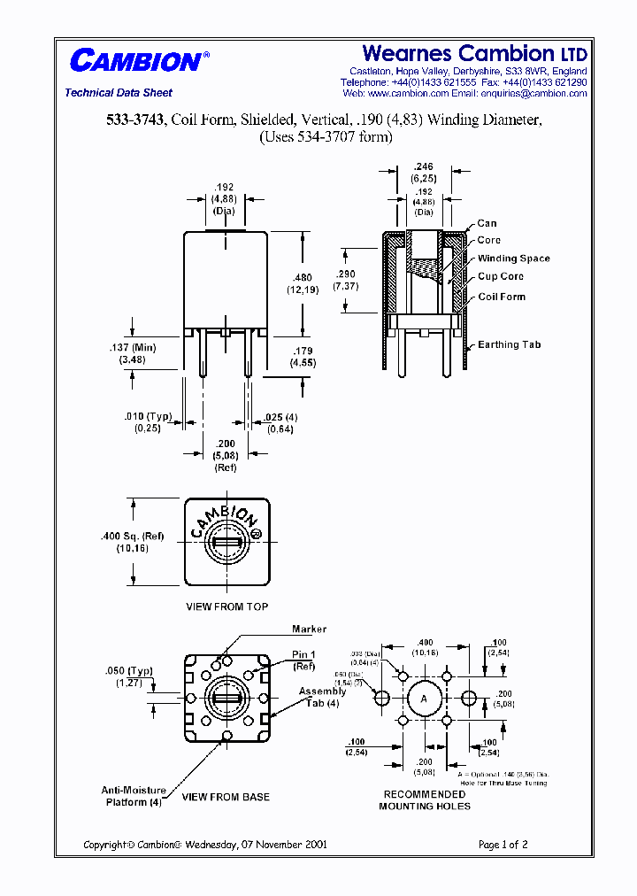 533-3743_1427915.PDF Datasheet