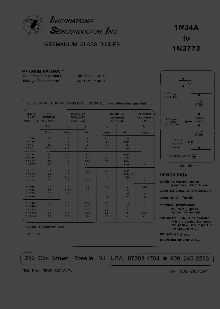 1N60_1371155.PDF Datasheet