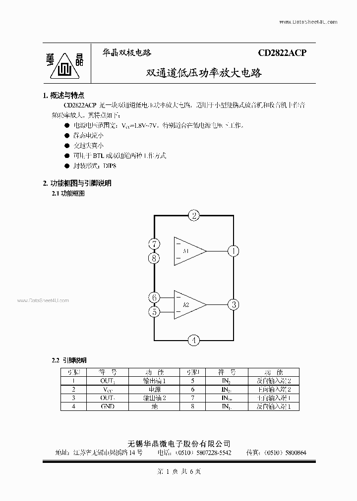 CD2822ACP_1390572.PDF Datasheet