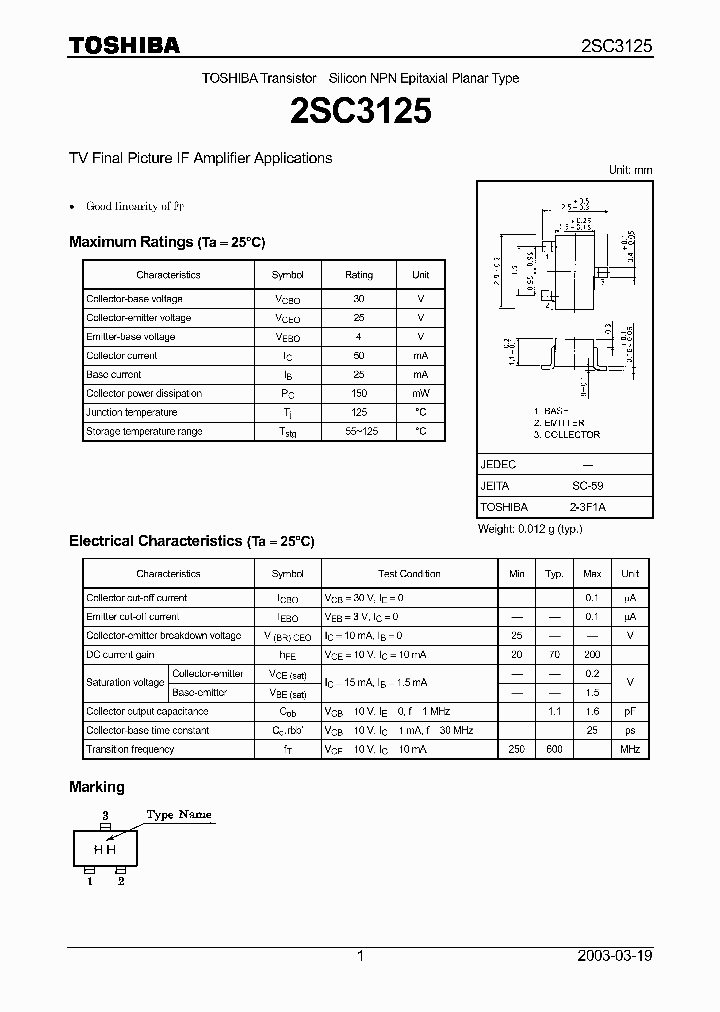 2SC3125_1439958.PDF Datasheet