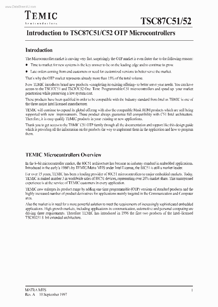 TSC87C51_1380136.PDF Datasheet