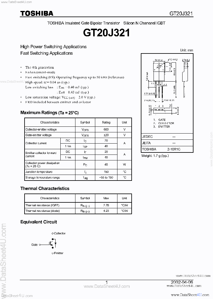 20J321_1401065.PDF Datasheet