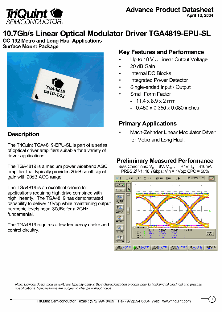 TGA4819-EPU-SL_1444174.PDF Datasheet