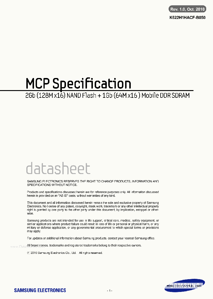 K522H1HACF-B050_1413701.PDF Datasheet