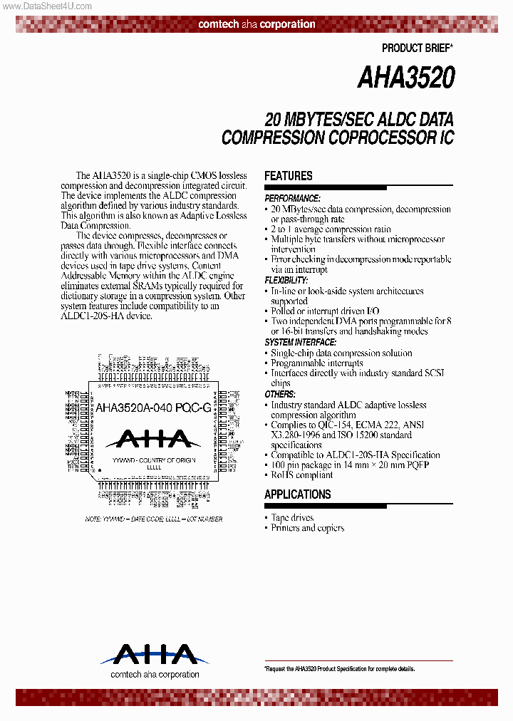 AHA3520_1414767.PDF Datasheet