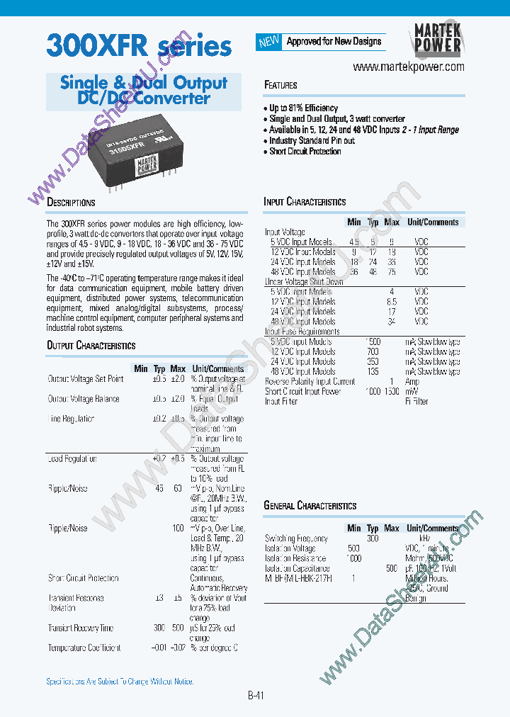 305S12XFR_1421703.PDF Datasheet